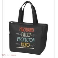 Husband Daddy Protector Hero Best Dad Fathers Day Gift Tote Bag thumb 3