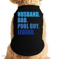 Husband Dad Pool Guy Legend Funny Men Doggie Tank thumb 0