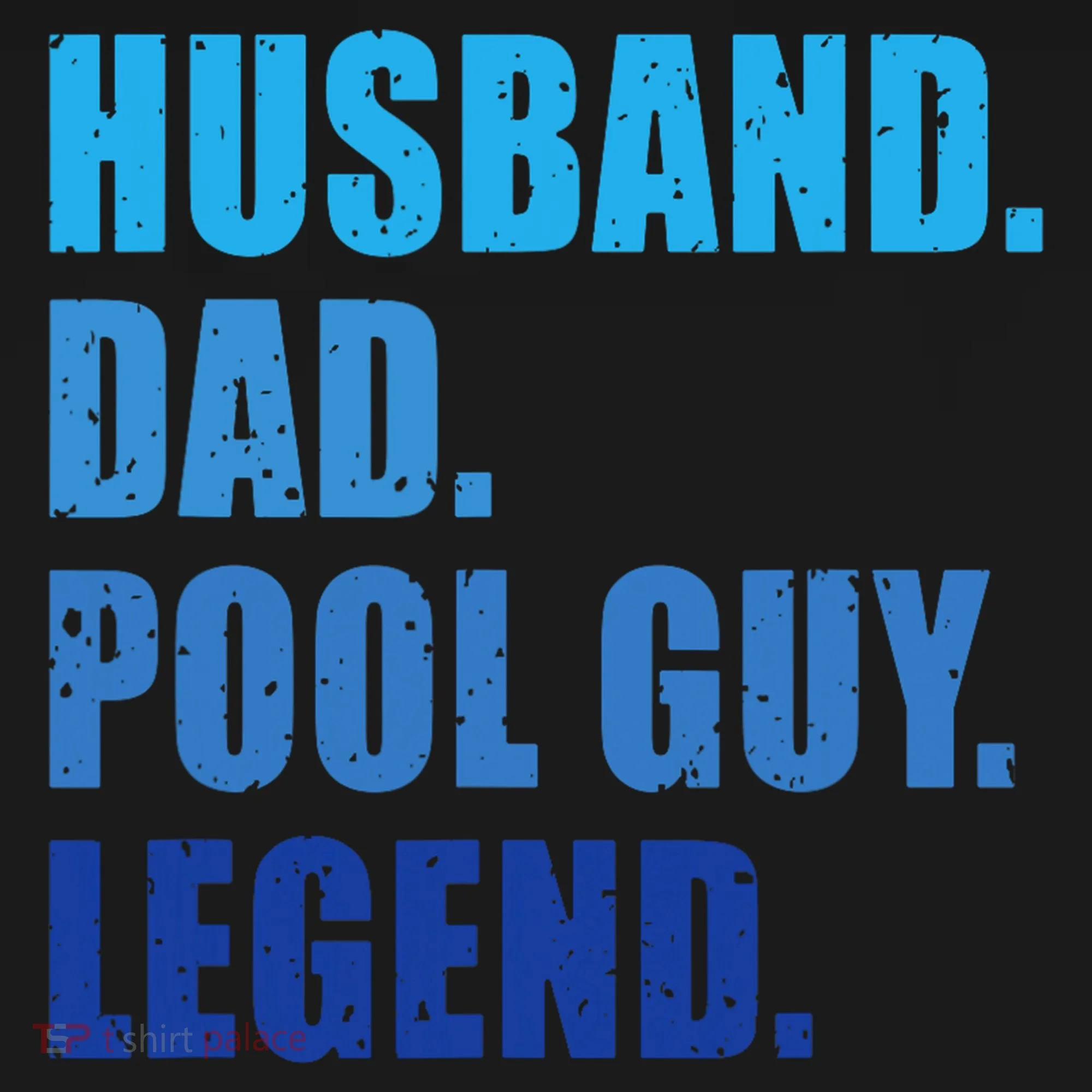 Husband Dad Pool Guy Legend Funny Men Doggie Tank