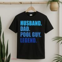 Husband Dad Pool Guy Legend Funny Men T-Shirt thumb 2