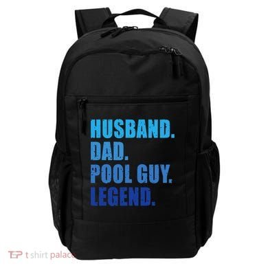Husband Dad Pool Guy Legend Funny Men Backpack