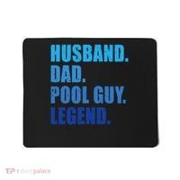 Husband Dad Pool Guy Legend Funny Men Mousepad thumb 0
