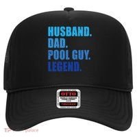 Husband Dad Pool Guy Legend Funny Men Hat thumb 0