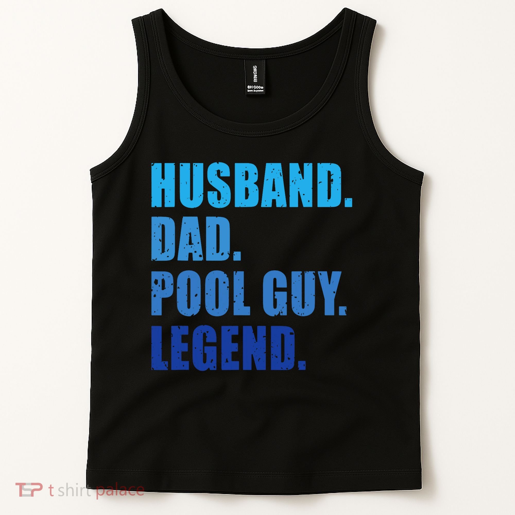 Husband Dad Pool Guy Legend Funny Men Tank Top