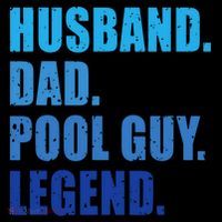Husband Dad Pool Guy Legend Funny Men Visor thumb 3