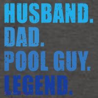 Husband Dad Pool Guy Legend Funny Men Vector Backpack thumb 2