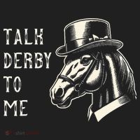 Horse Derby Party Blue Hat Talk Derby To Me Women's Sweatshirt thumb 2
