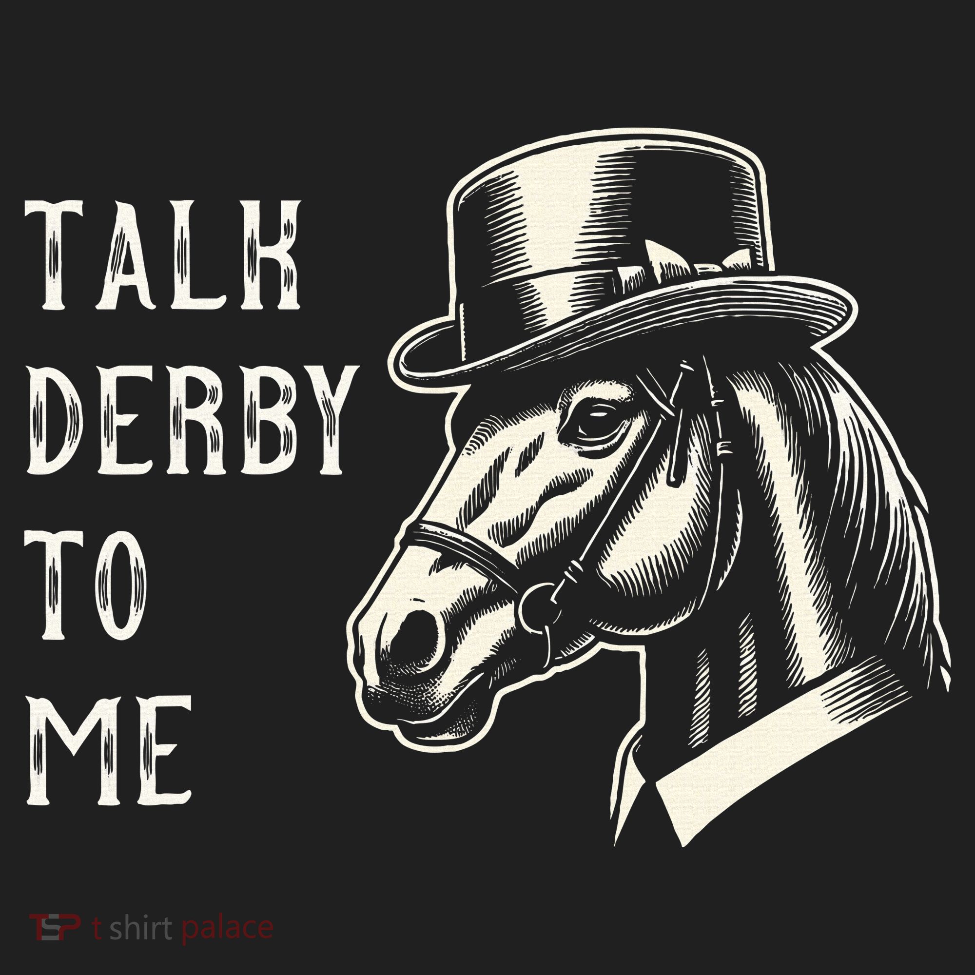 Horse Derby Party Blue Hat Talk Derby To Me Beanie