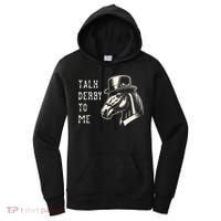Horse Derby Party Blue Hat Talk Derby To Me Women's Hoodie thumb 0