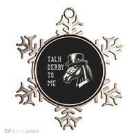 Horse Derby Party Blue Hat Talk Derby To Me Ornament thumb 0