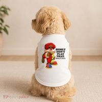 Homey Dont Play That Clown Doggie Tank thumb 2