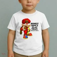 Homey Dont Play That Clown Toddler T-Shirt thumb 2