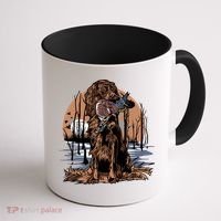 Hunting Dog Retrieving Duck Swamp Scene Coffee Mug thumb 1