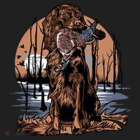 Hunting Dog Retrieving Duck Swamp Scene Tumbler thumb 3