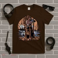 Hunting Dog Retrieving Duck Swamp Scene T-Shirt thumb 5