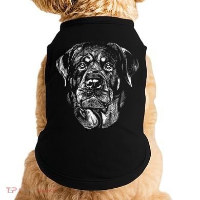 Hand Drawn Rottweiler Dog Doggie Tank
