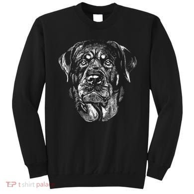Hand Drawn Rottweiler Dog Sweatshirt