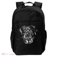 Hand Drawn Rottweiler Dog Backpack thumb 0