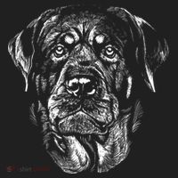 Hand Drawn Rottweiler Dog Beanie thumb 2