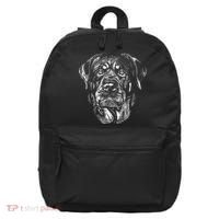 Hand Drawn Rottweiler Dog 16 in Basic Backpack thumb 0