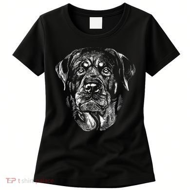Hand Drawn Rottweiler Dog Women's T-Shirt