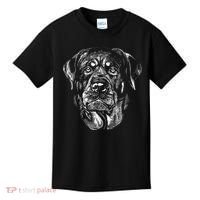 Hand Drawn Rottweiler Dog Kids T-Shirt thumb 0