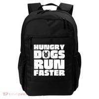 Hungry Dogs Run Faster Backpack thumb 0