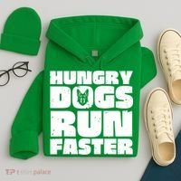 Hungry Dogs Run Faster Hoodie thumb 4