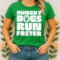 Hungry Dogs Run Faster Women's T-Shirt thumb 2
