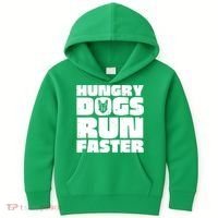 Hungry Dogs Run Faster Kids Hoodie thumb 0