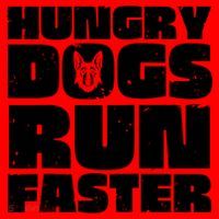 Hungry Dogs Run Faster Santa Hat thumb 1