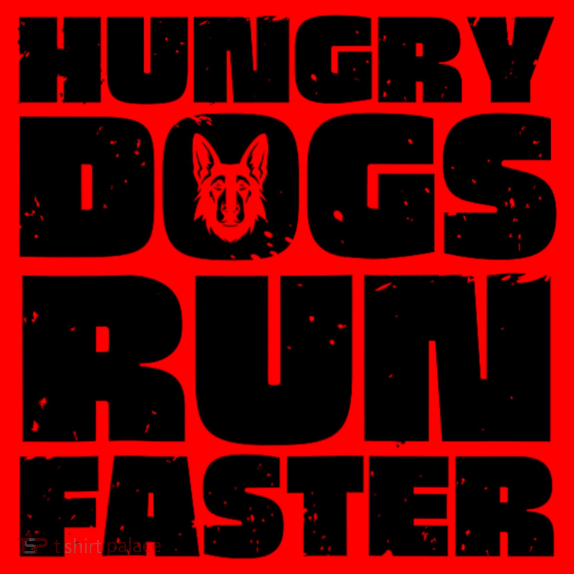Hungry Dogs Run Faster Santa Hat