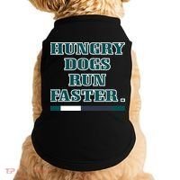 Hungry Dogs Run Faster Funny Doggie Tank thumb 0