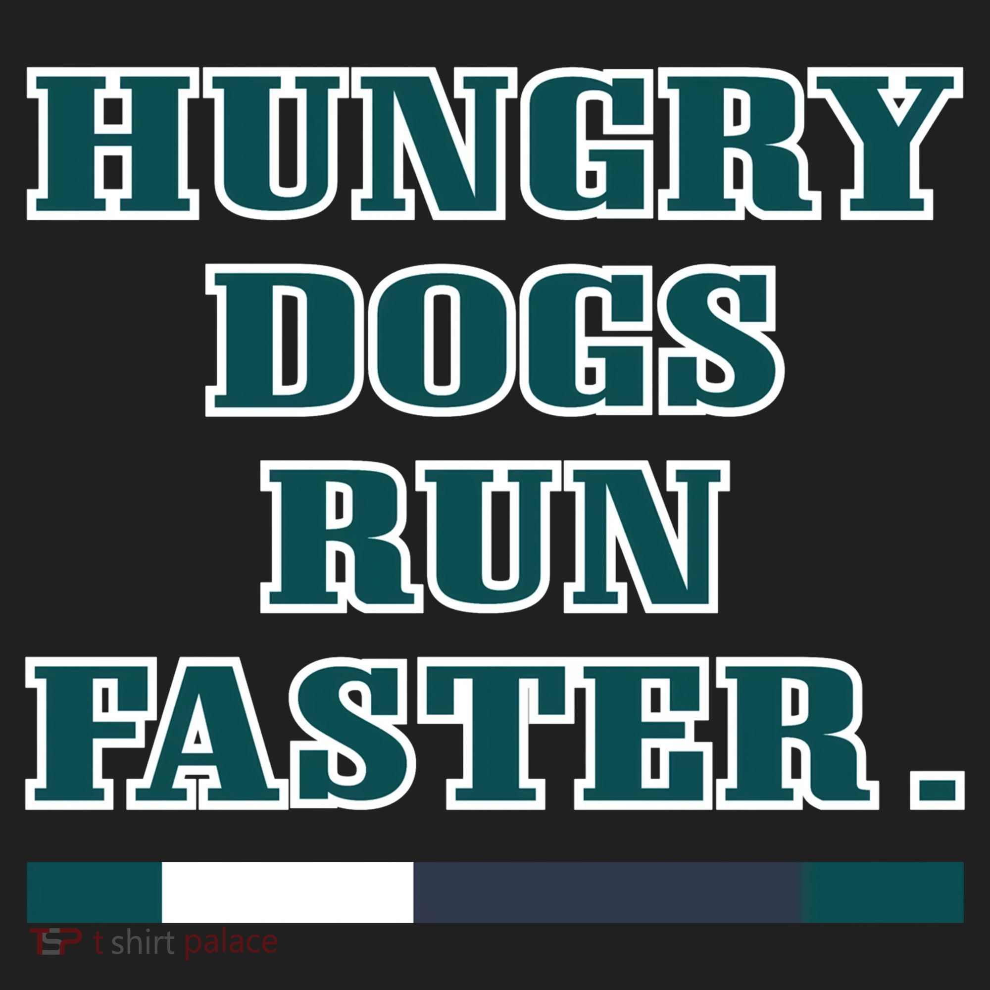 Hungry Dogs Run Faster Funny Beanie