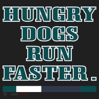 Hungry Dogs Run Faster Funny Golf Towel thumb 3
