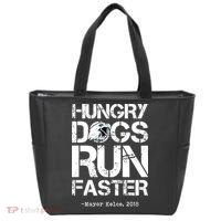 Hungry Dogs Run Faster Tote Bag thumb 0