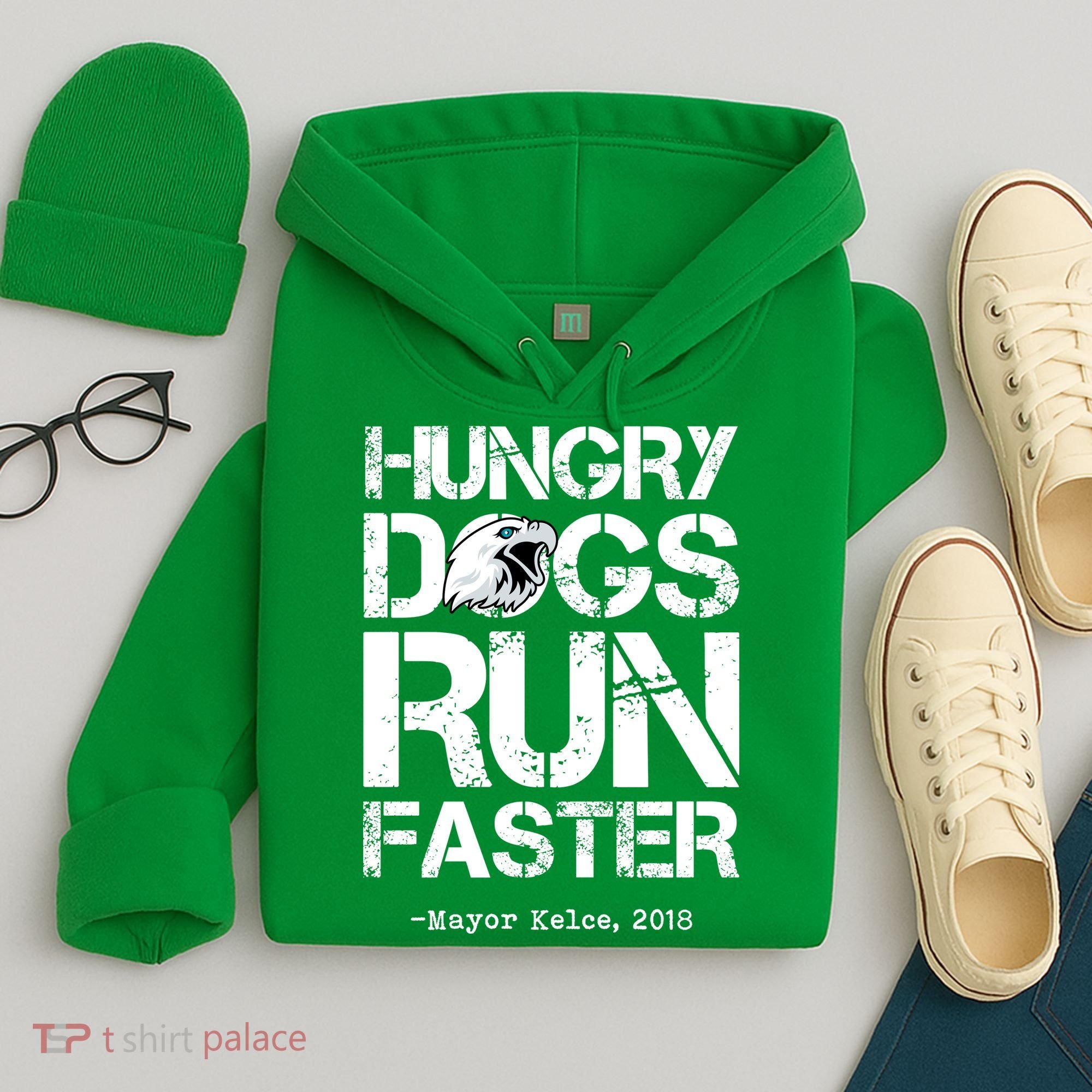 Hungry Dogs Run Faster Hoodie