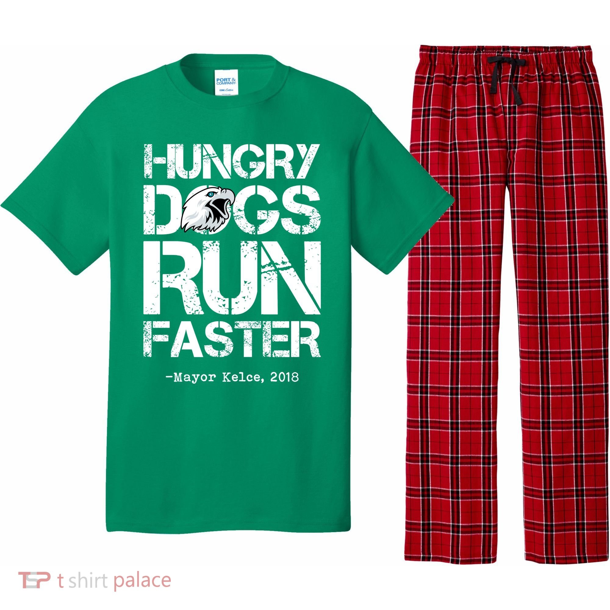 Hungry Dogs Run Faster Pajama Set