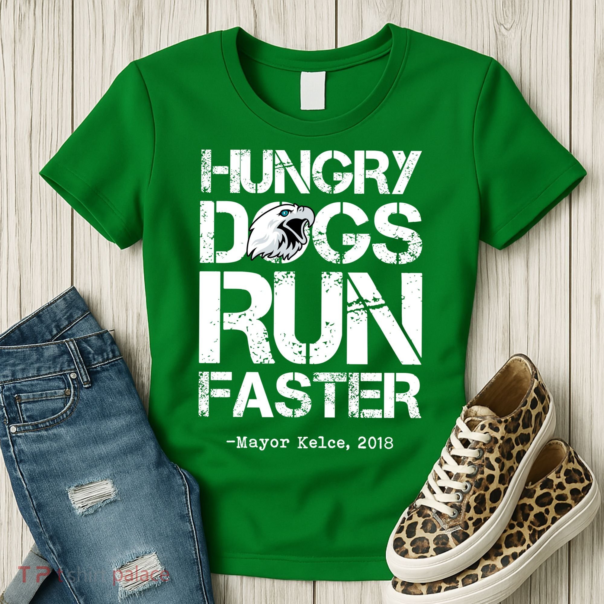 Hungry Dogs Run Faster Women's T-Shirt