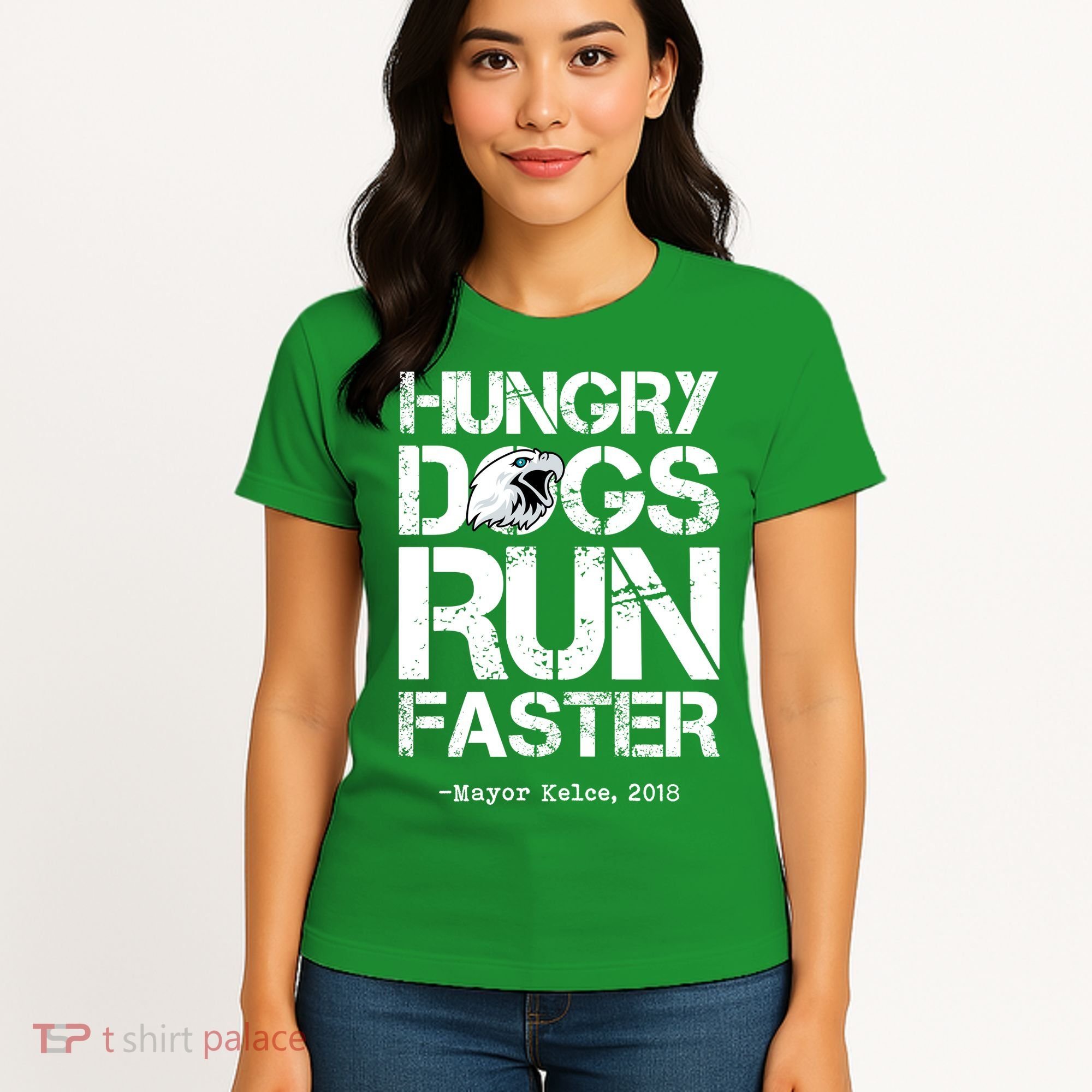 Hungry Dogs Run Faster Women's T-Shirt