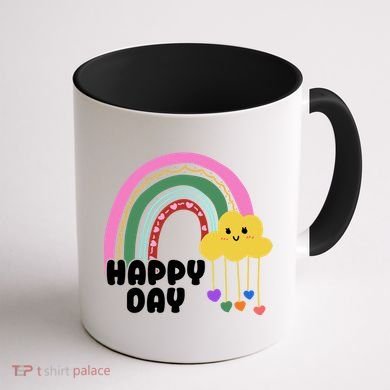 Happy Day Retro 80s Sunshine Coffee Mug back