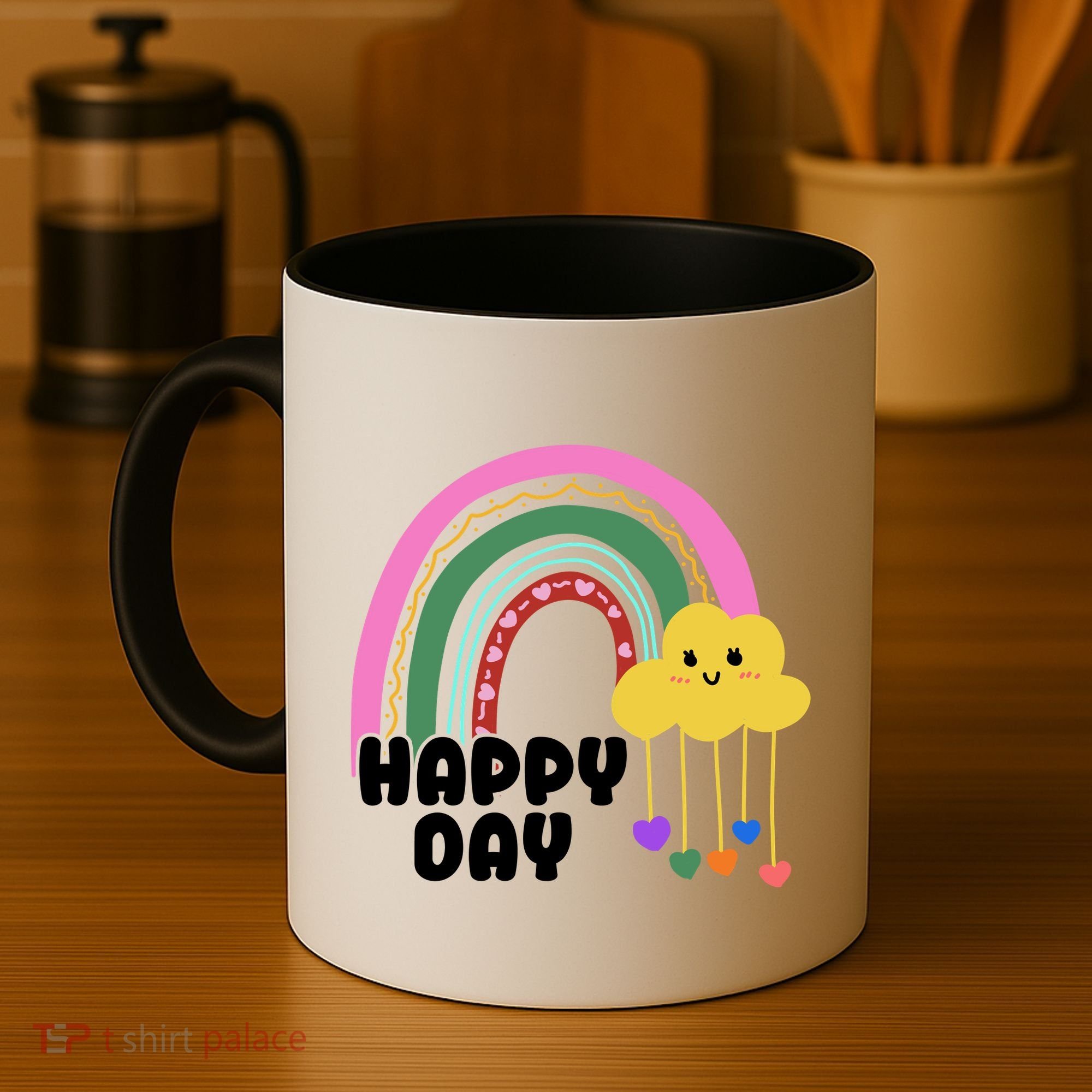 Happy Day Retro 80s Sunshine Coffee Mug