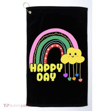 Happy Day Retro 80s Sunshine Golf Towel