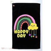 Happy Day Retro 80s Sunshine Golf Towel thumb 0