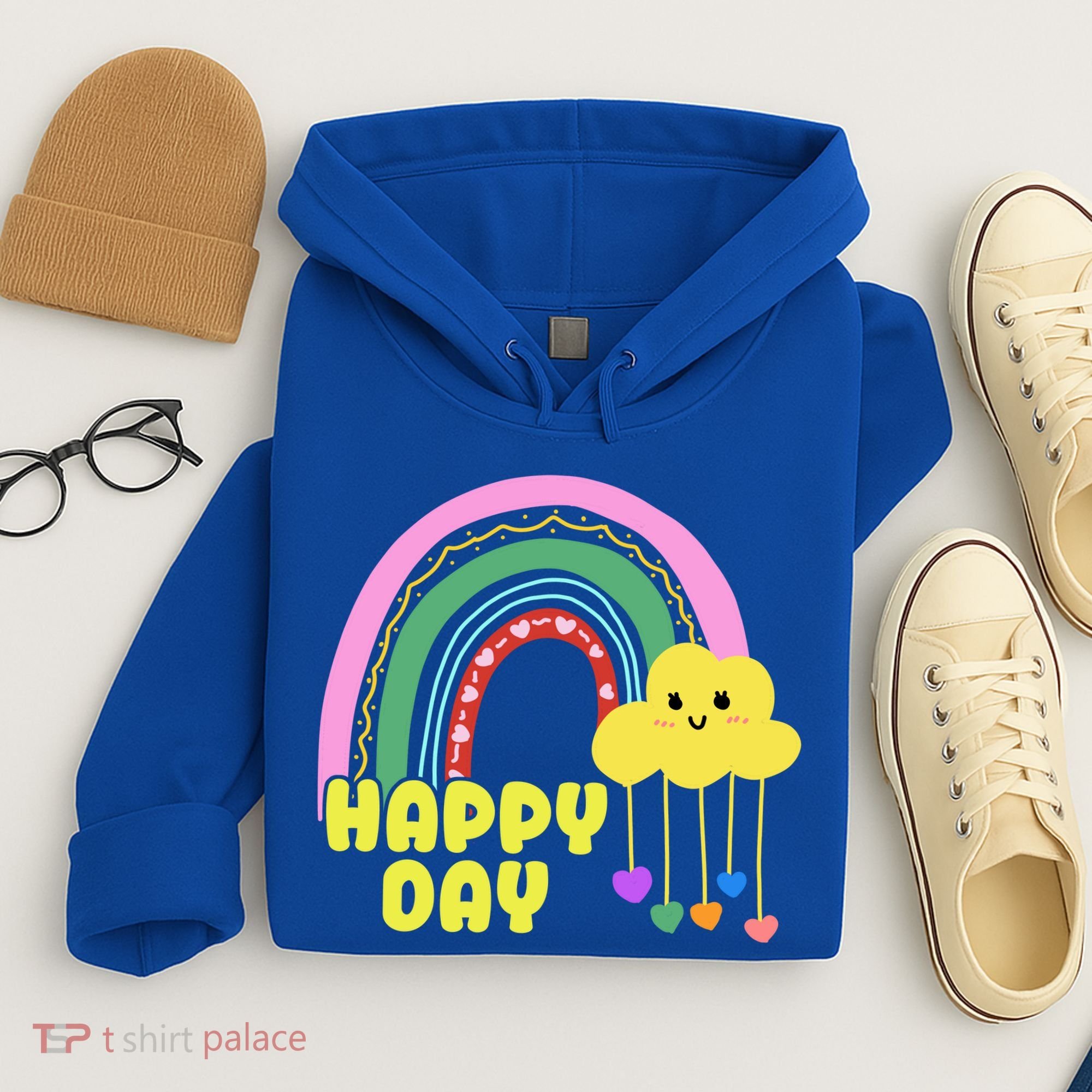 Happy Day Retro 80s Sunshine Hoodie