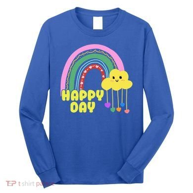 Happy Day Retro 80s Sunshine Long Sleeve Shirt