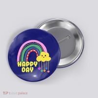 Happy Day Retro 80s Sunshine Button thumb 0