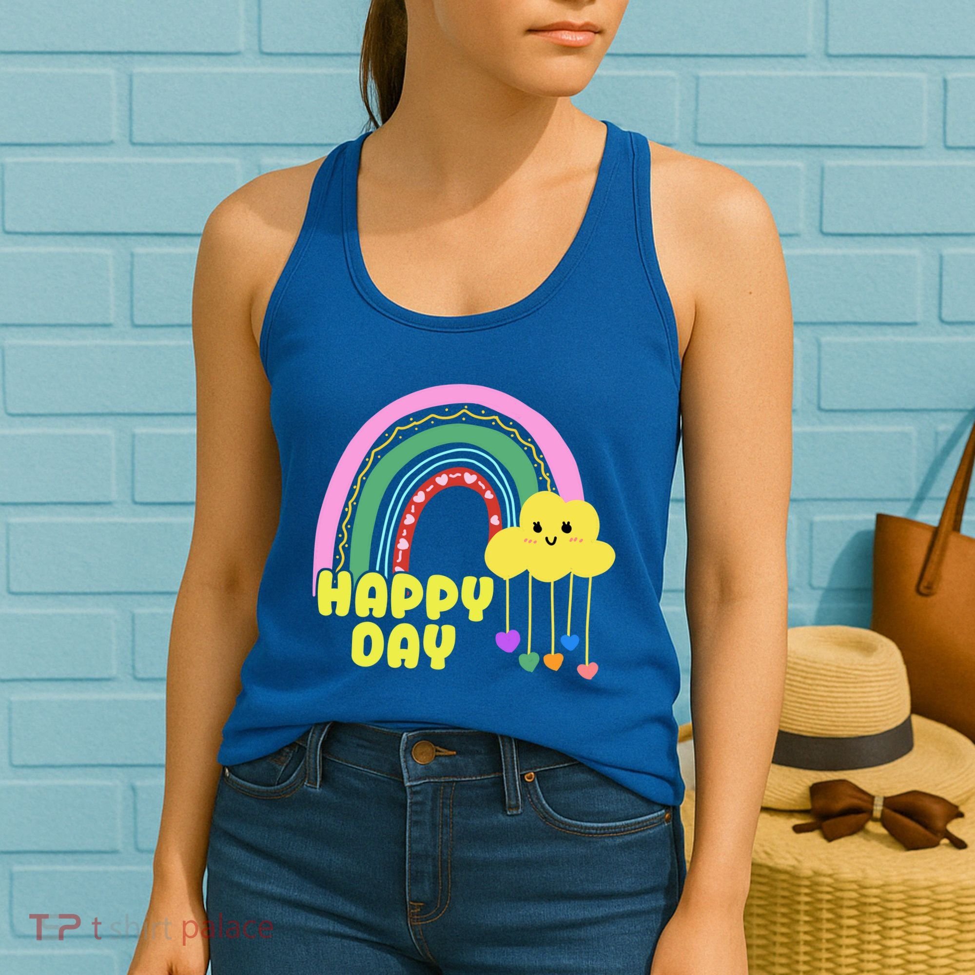 Happy Day Retro 80s Sunshine Women's Tank Top