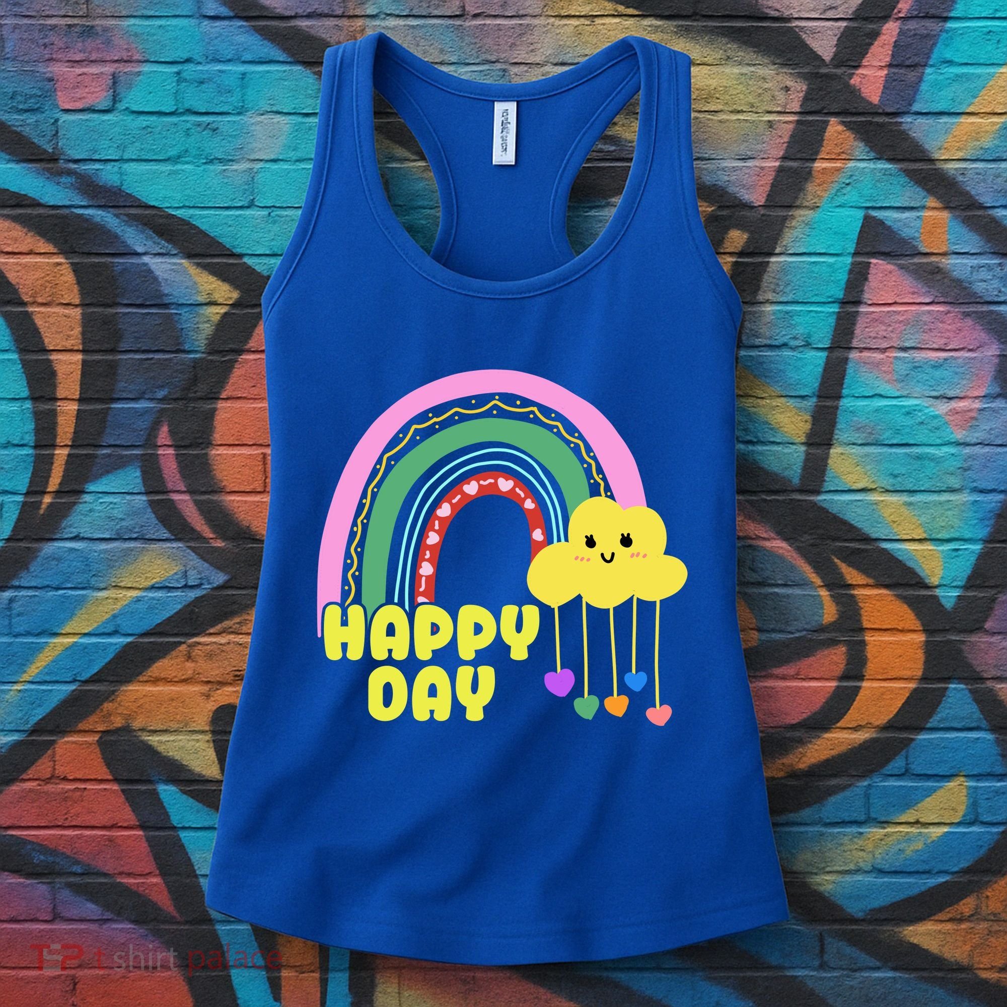 Happy Day Retro 80s Sunshine Women's Tank Top