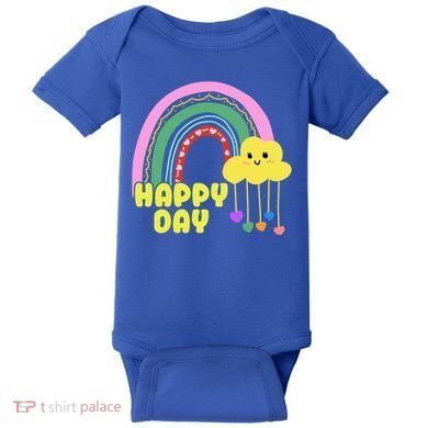 Happy Day Retro 80s Sunshine Baby Bodysuit